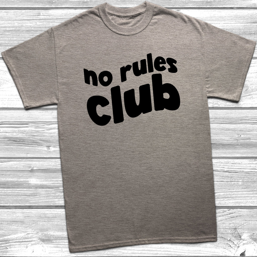 Get trendy with No Rules Club T-Shirt -  available at DizzyKitten. Grab yours for £8.99 today!