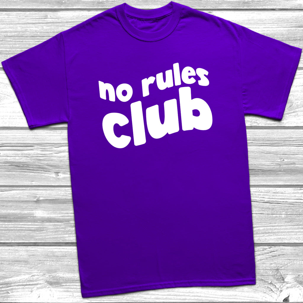 Get trendy with No Rules Club T-Shirt -  available at DizzyKitten. Grab yours for £8.49 today!