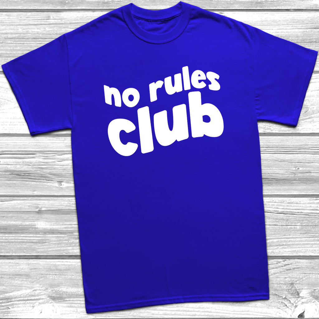 Get trendy with No Rules Club T-Shirt -  available at DizzyKitten. Grab yours for £8.99 today!