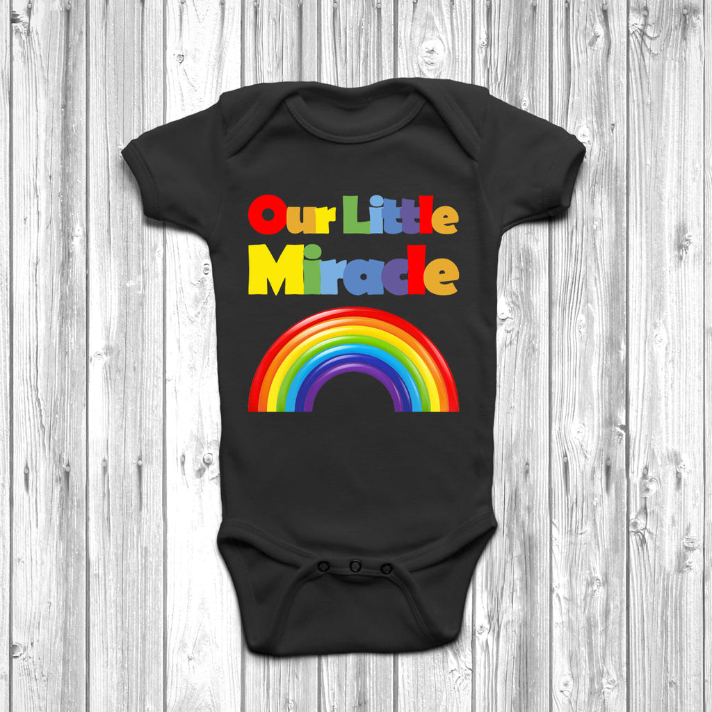 Get trendy with Our Little Miracle Baby Grow - Baby Grow available at DizzyKitten. Grab yours for £9.95 today!
