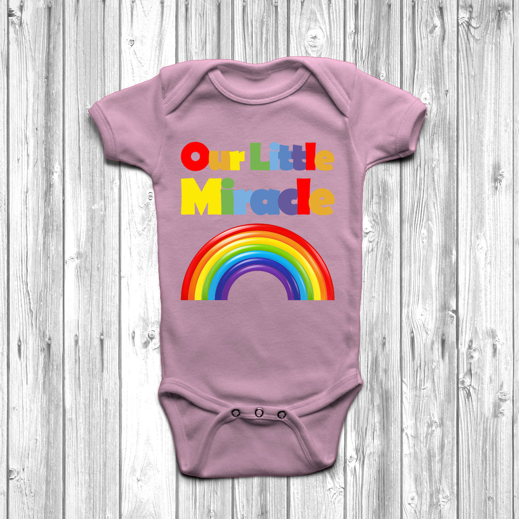 Get trendy with Our Little Miracle Baby Grow - Baby Grow available at DizzyKitten. Grab yours for £9.95 today!