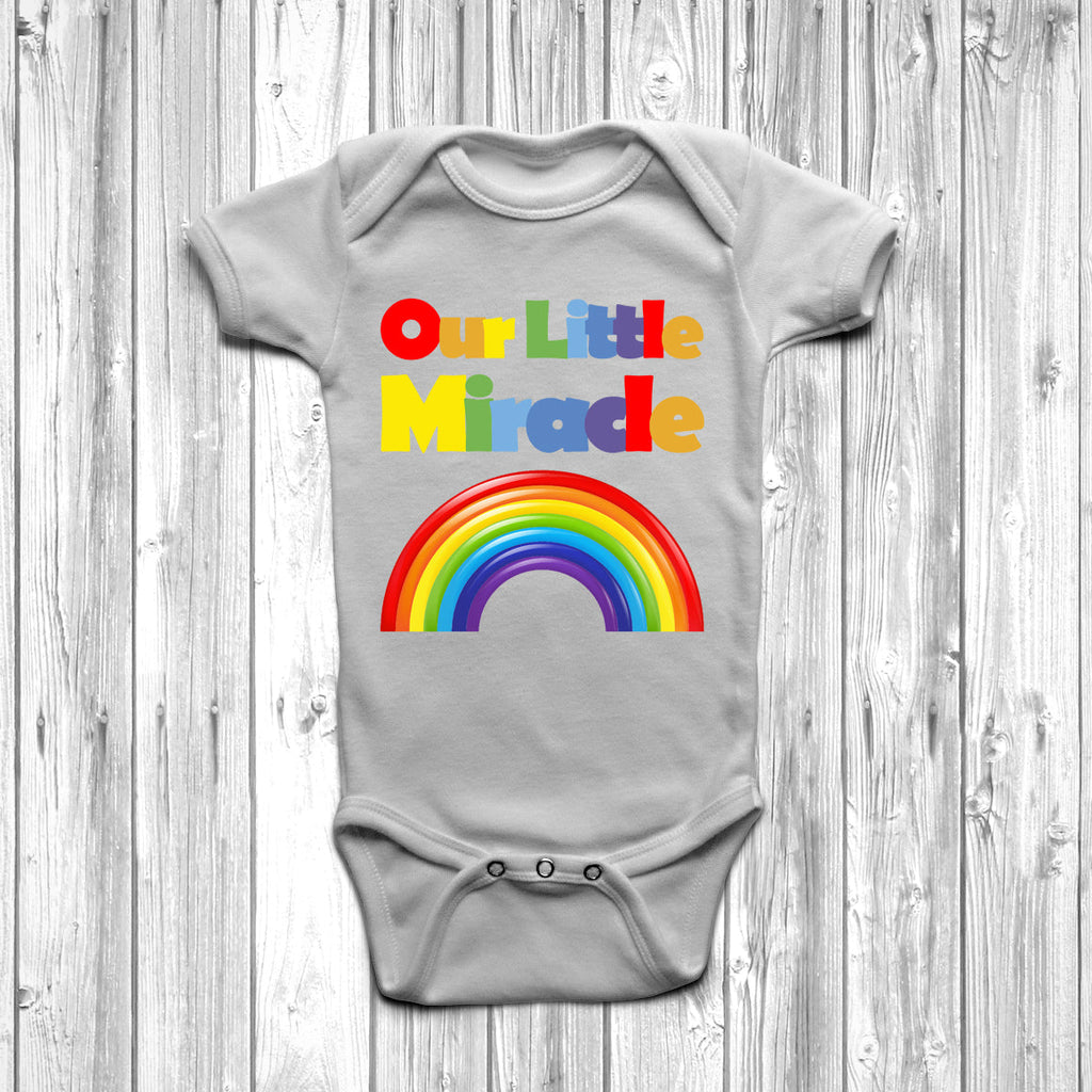 Get trendy with Our Little Miracle Baby Grow - Baby Grow available at DizzyKitten. Grab yours for £9.95 today!