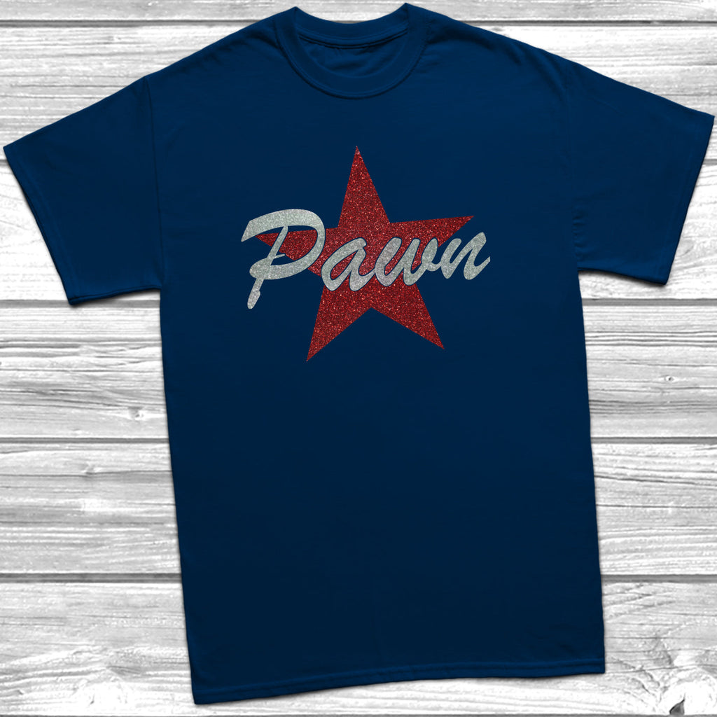 Get trendy with Pawn Star Glitter T-Shirt - T-Shirt available at DizzyKitten. Grab yours for £10.99 today!