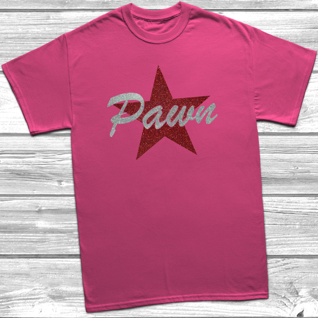 Get trendy with Pawn Star Glitter T-Shirt - T-Shirt available at DizzyKitten. Grab yours for £10.99 today!