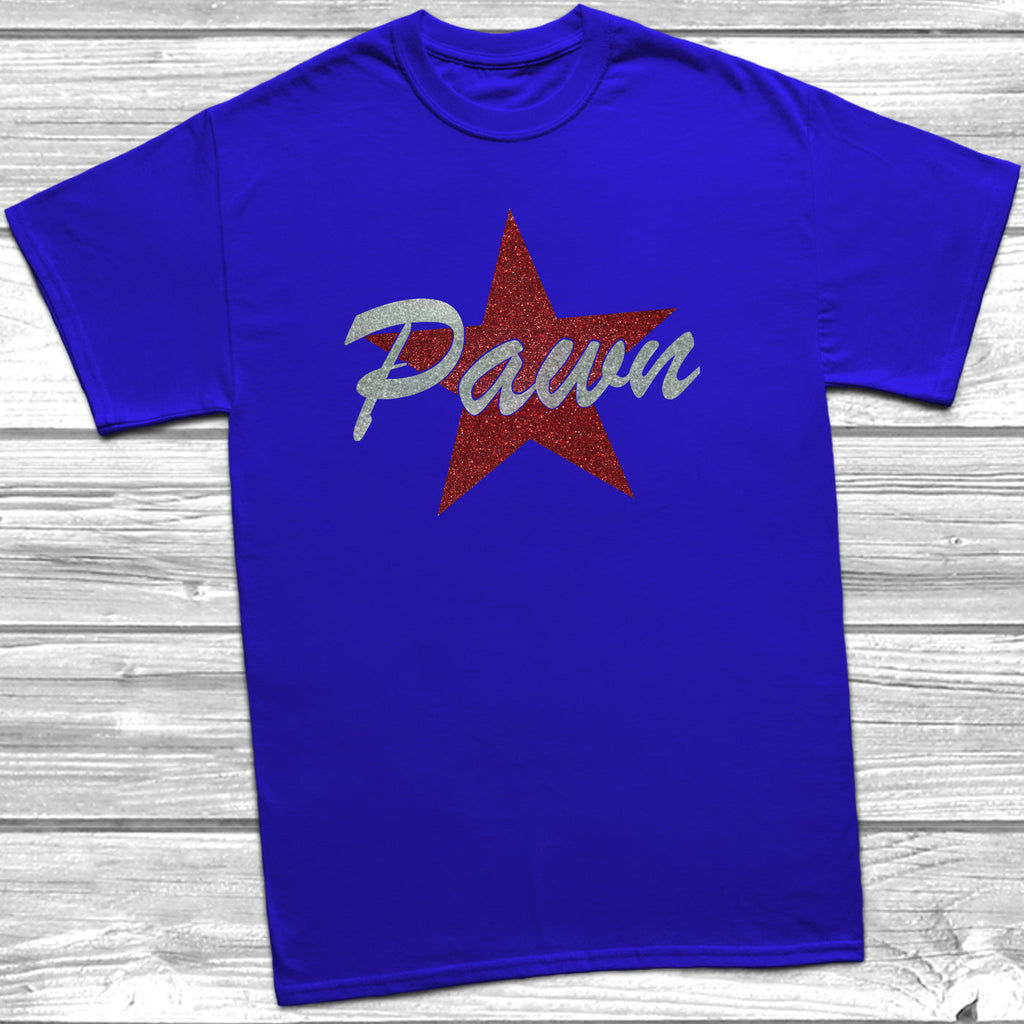 Get trendy with Pawn Star Glitter T-Shirt - T-Shirt available at DizzyKitten. Grab yours for £10.99 today!