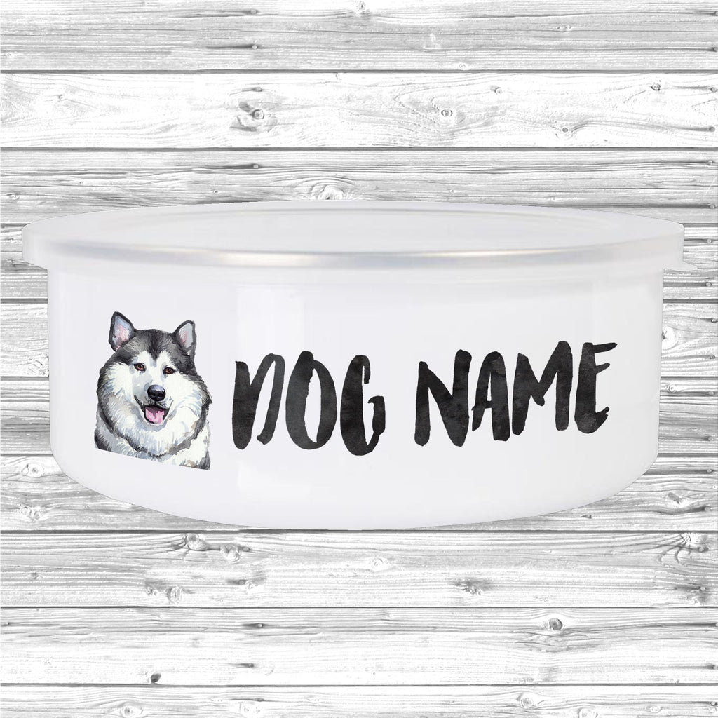 Get trendy with Personalised Watercolour Dog Bowl -  available at DizzyKitten. Grab yours for £16.99 today!