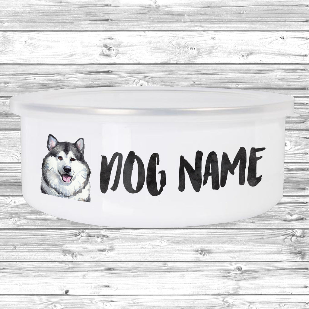 Get trendy with Personalised Watercolour Dog Bowl -  available at DizzyKitten. Grab yours for £16.49 today!