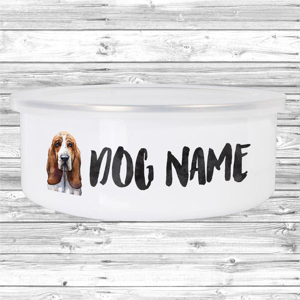 Personalised Watercolour Dog Bowl