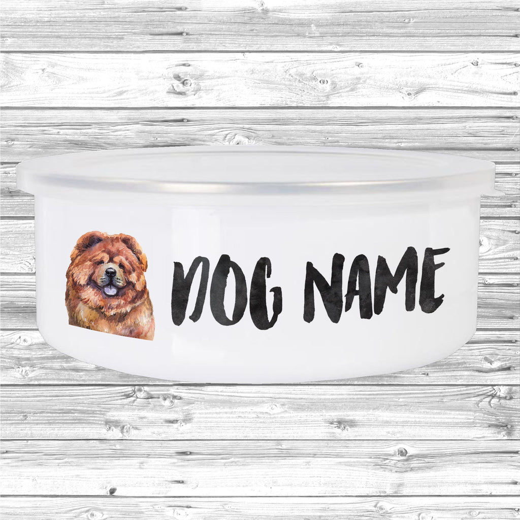 Get trendy with Personalised Watercolour Dog Bowl -  available at DizzyKitten. Grab yours for £16.99 today!
