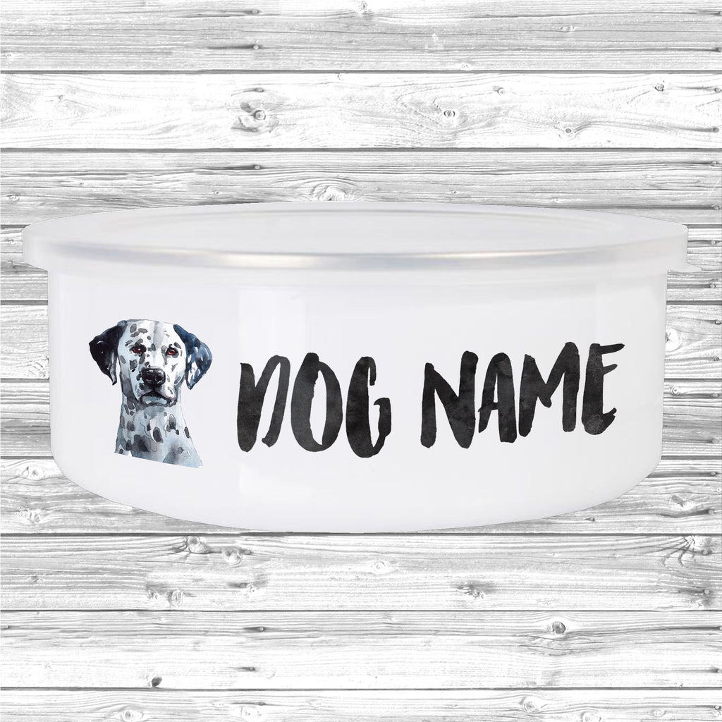 Get trendy with Personalised Watercolour Dog Bowl -  available at DizzyKitten. Grab yours for £16.99 today!