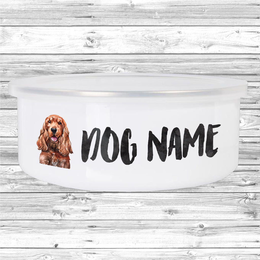 Get trendy with Personalised Watercolour Dog Bowl -  available at DizzyKitten. Grab yours for £16.49 today!