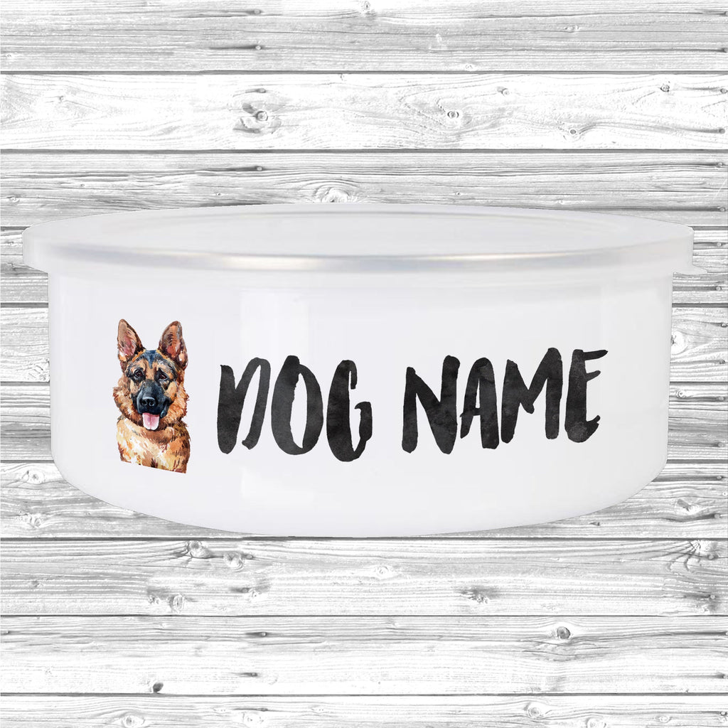 Get trendy with Personalised Watercolour Dog Bowl -  available at DizzyKitten. Grab yours for £16.99 today!