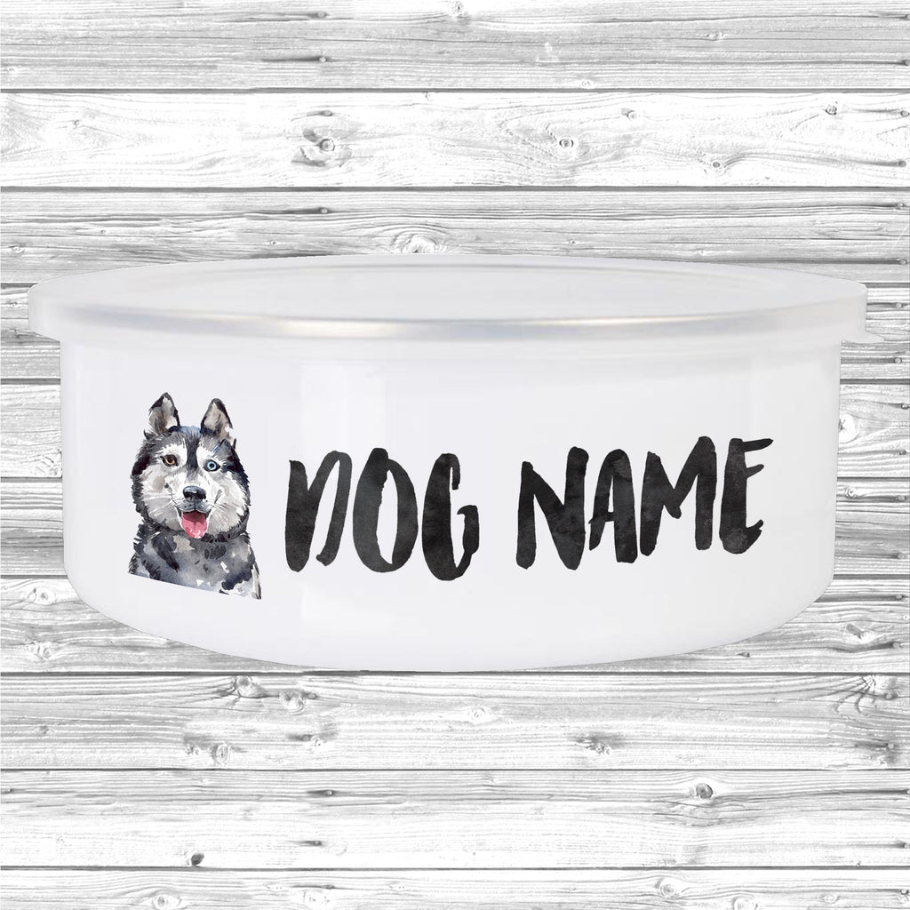 Get trendy with Personalised Watercolour Dog Bowl -  available at DizzyKitten. Grab yours for £16.49 today!