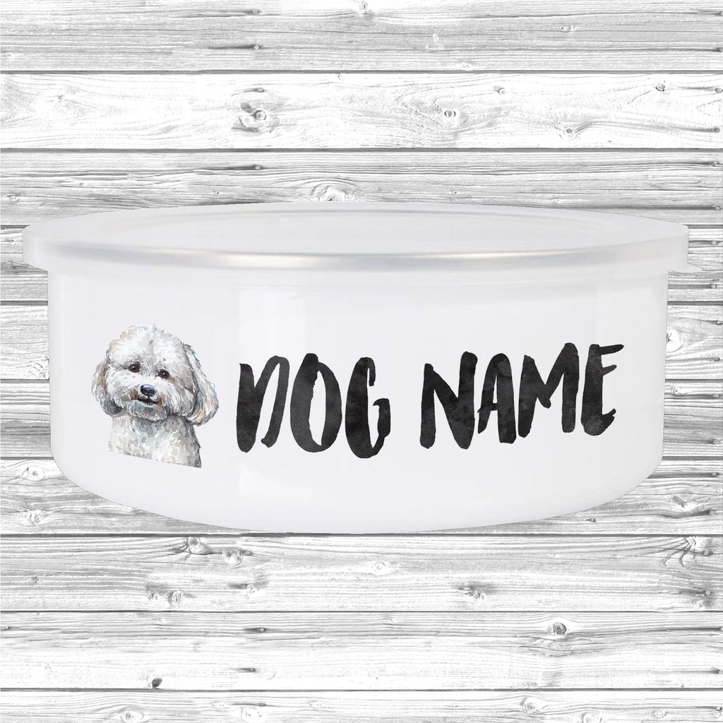 Get trendy with Personalised Watercolour Dog Bowl -  available at DizzyKitten. Grab yours for £16.99 today!
