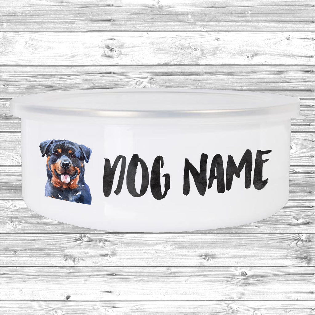 Get trendy with Personalised Watercolour Dog Bowl -  available at DizzyKitten. Grab yours for £16.99 today!