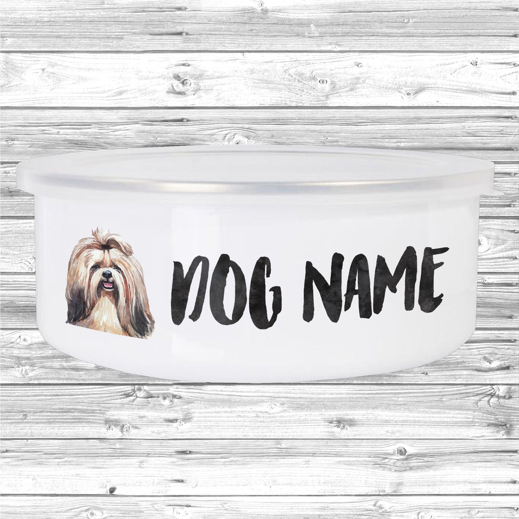 Get trendy with Personalised Watercolour Dog Bowl -  available at DizzyKitten. Grab yours for £16.99 today!