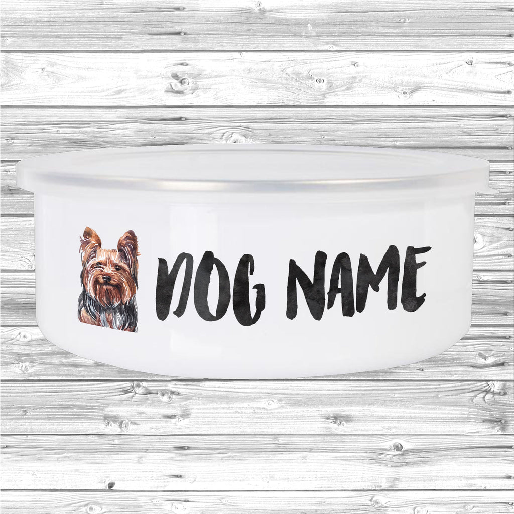 Get trendy with Personalised Watercolour Dog Bowl -  available at DizzyKitten. Grab yours for £16.99 today!