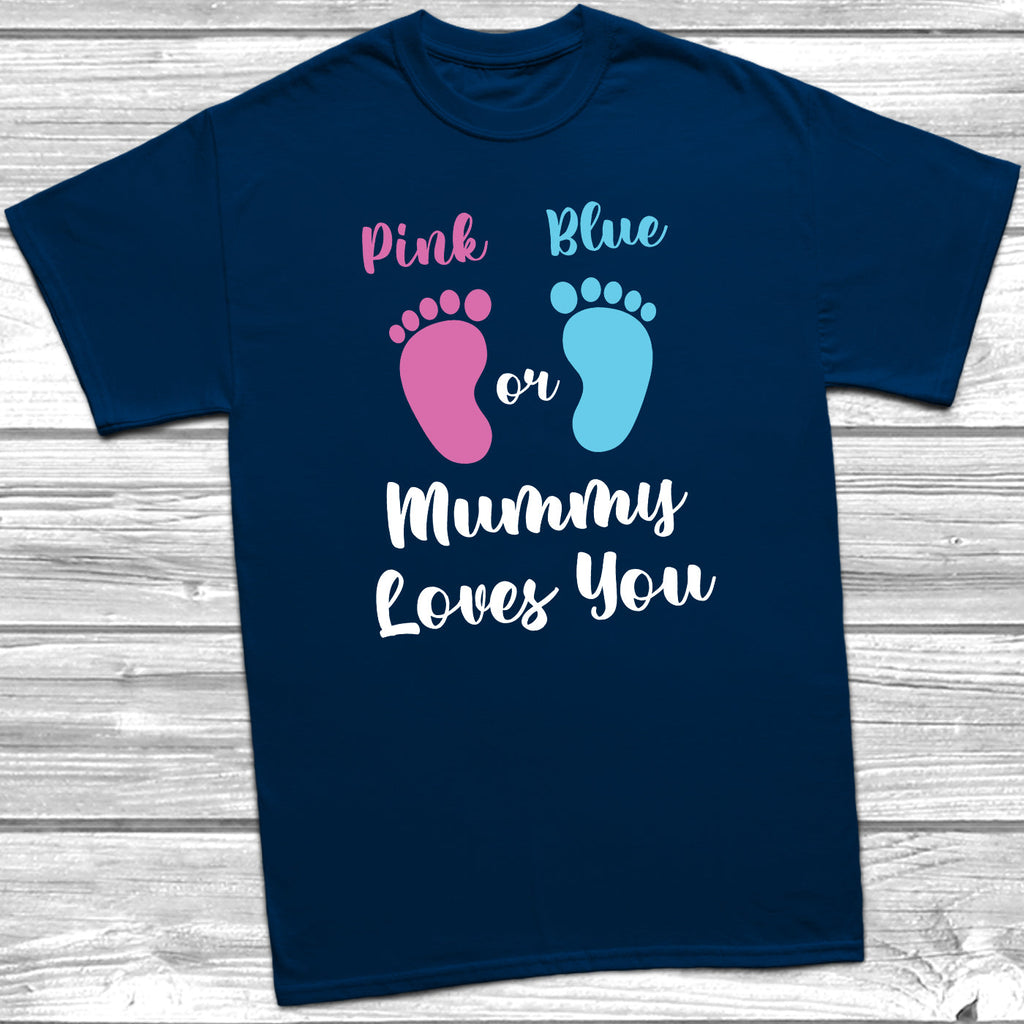 Get trendy with Pink Or Blue T-Shirt - T-Shirt available at DizzyKitten. Grab yours for £10.45 today!