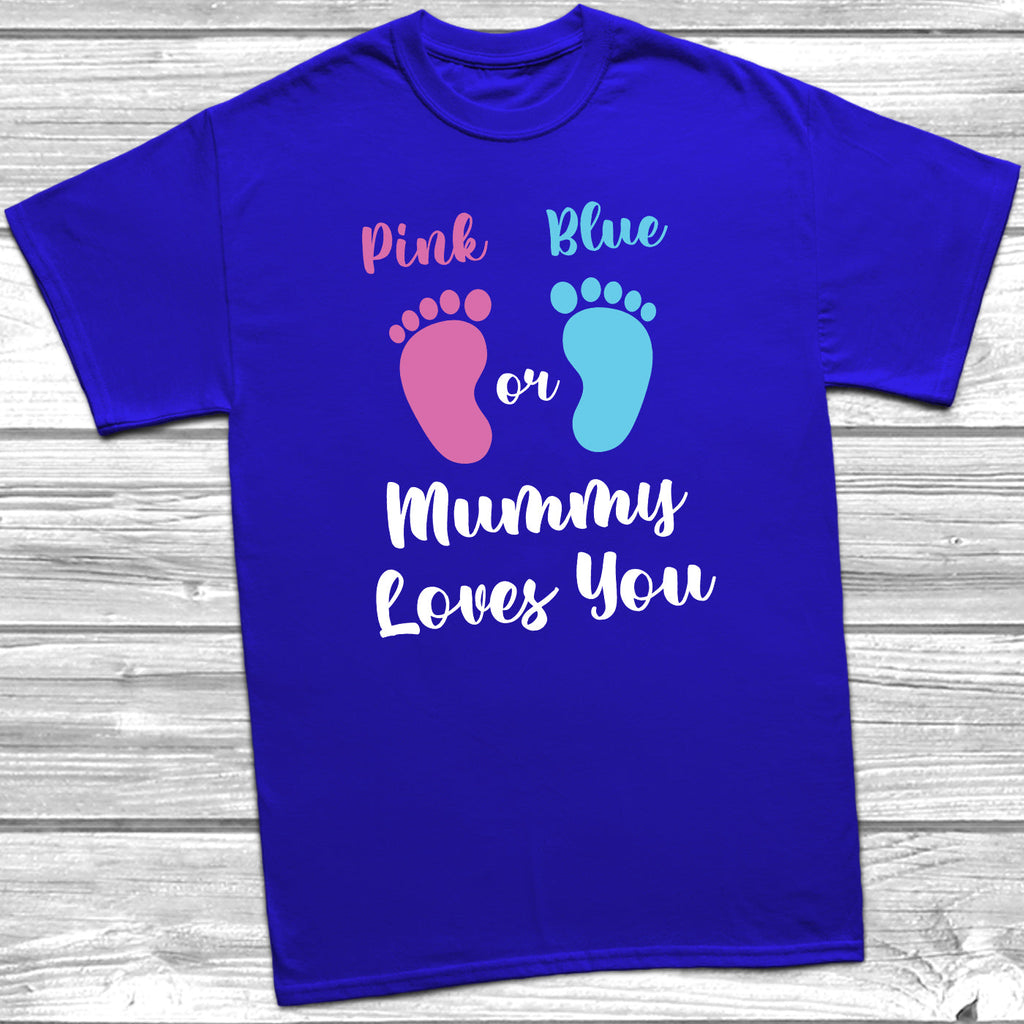 Get trendy with Pink Or Blue T-Shirt - T-Shirt available at DizzyKitten. Grab yours for £10.45 today!