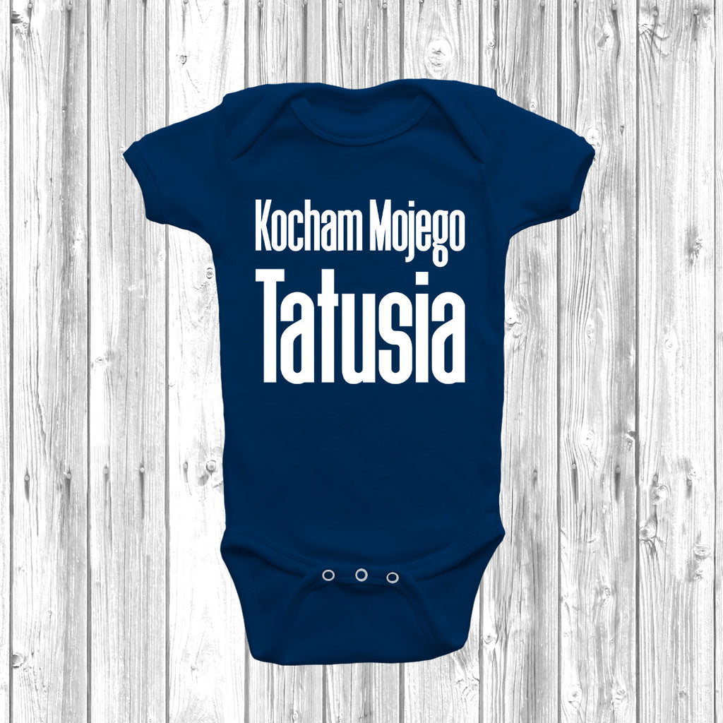 Get trendy with Kocham Mojego Tatusia Baby Grow - Baby Grow available at DizzyKitten. Grab yours for £7.99 today!