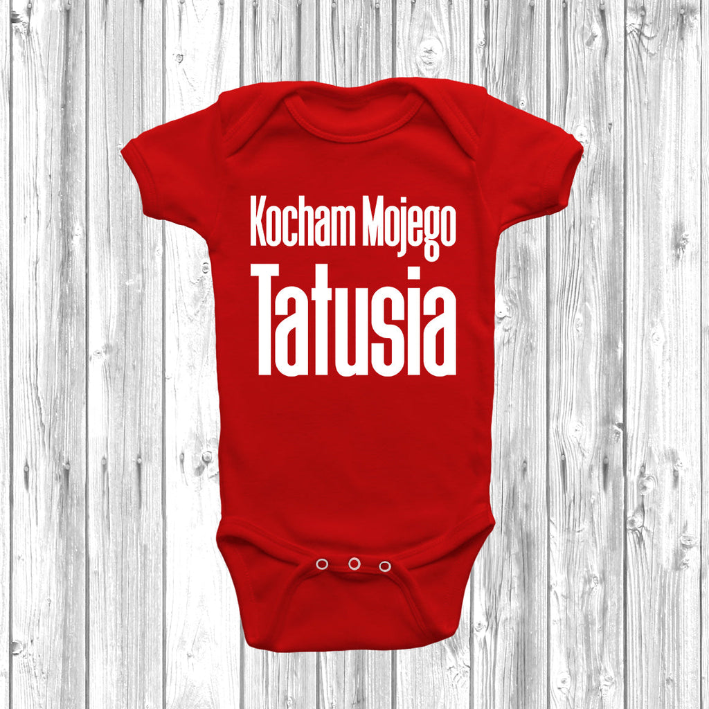 Get trendy with Kocham Mojego Tatusia Baby Grow - Baby Grow available at DizzyKitten. Grab yours for £7.99 today!