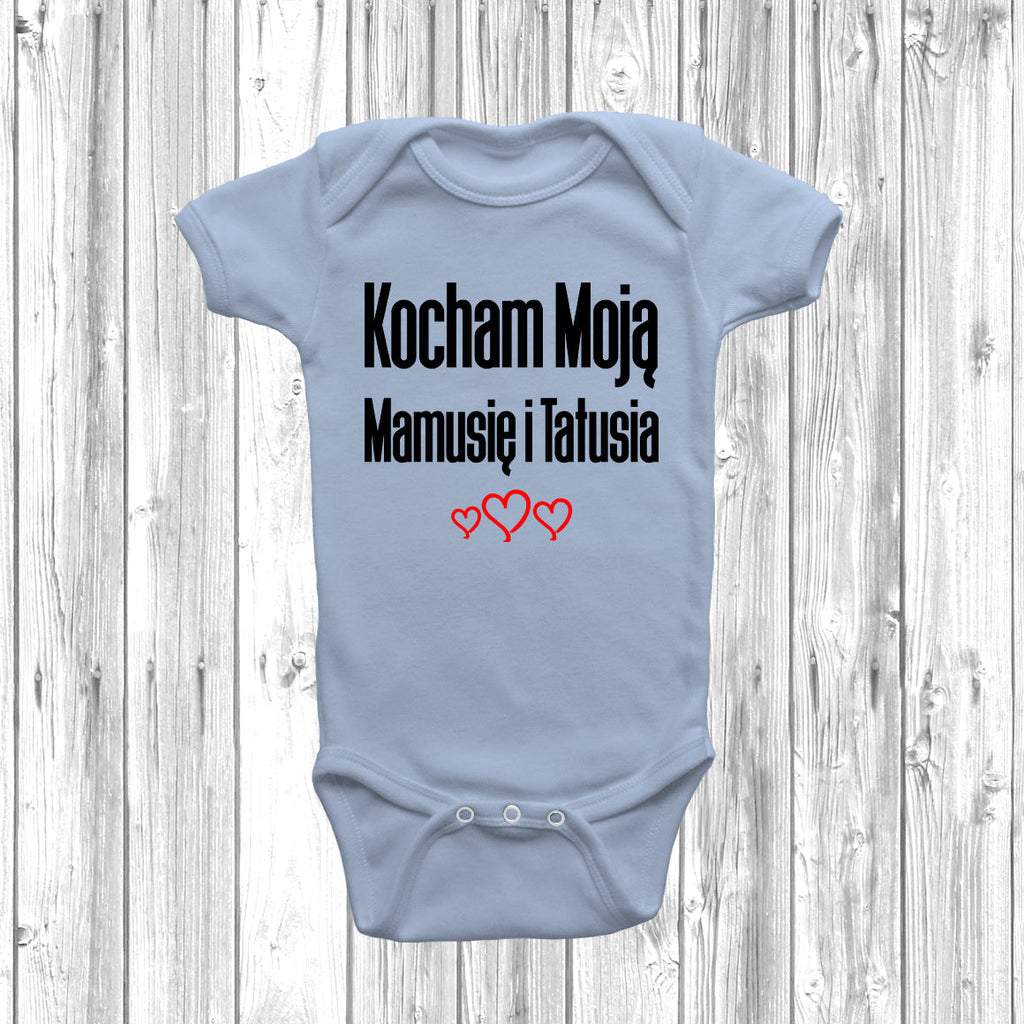 Get trendy with Kocham Moją Mamusię i Tatusia Baby Grow - Baby Grow available at DizzyKitten. Grab yours for £7.49 today!