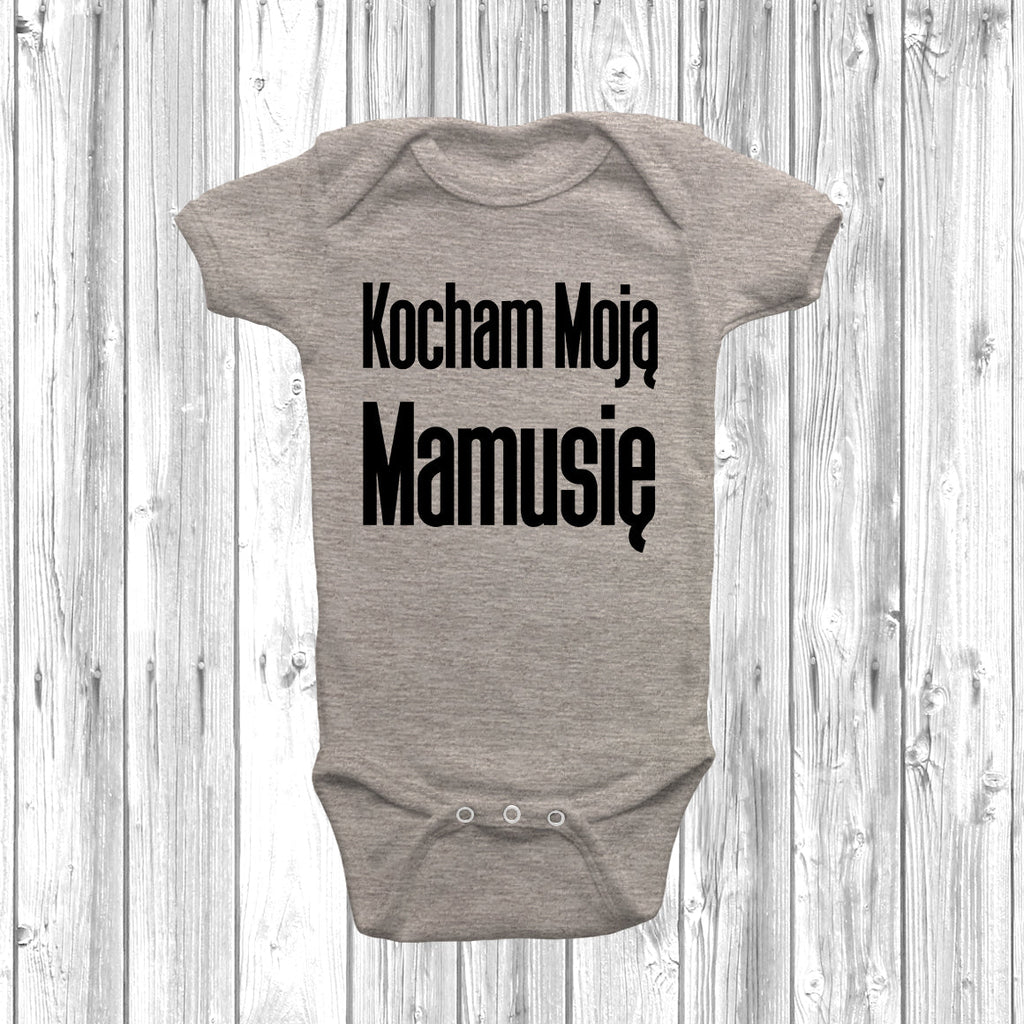 Get trendy with Kocham Moją Mamusię Baby Grow - Baby Grow available at DizzyKitten. Grab yours for £7.99 today!