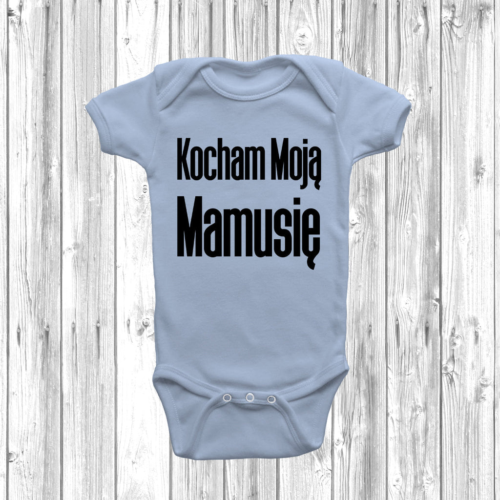 Get trendy with Kocham Moją Mamusię Baby Grow - Baby Grow available at DizzyKitten. Grab yours for £7.99 today!