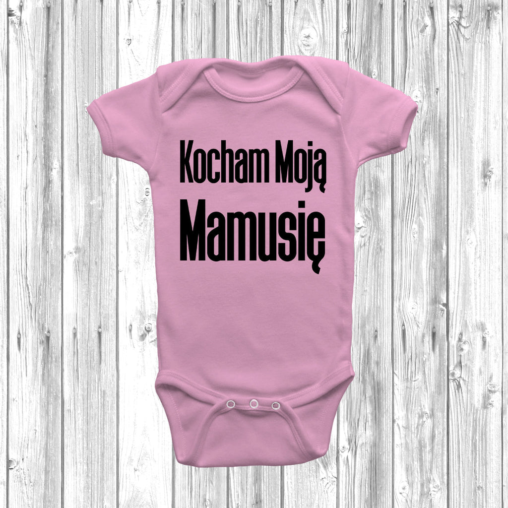 Get trendy with Kocham Moją Mamusię Baby Grow - Baby Grow available at DizzyKitten. Grab yours for £7.99 today!