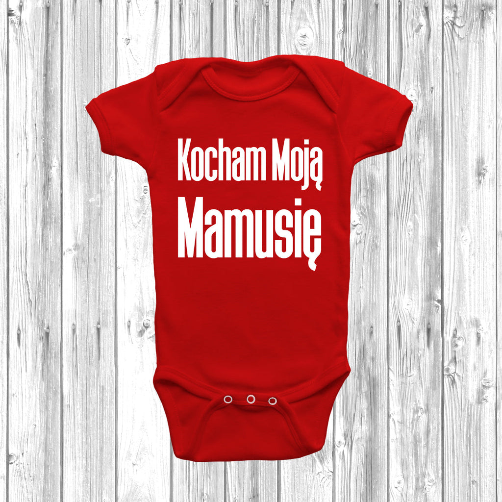 Get trendy with Kocham Moją Mamusię Baby Grow - Baby Grow available at DizzyKitten. Grab yours for £7.99 today!