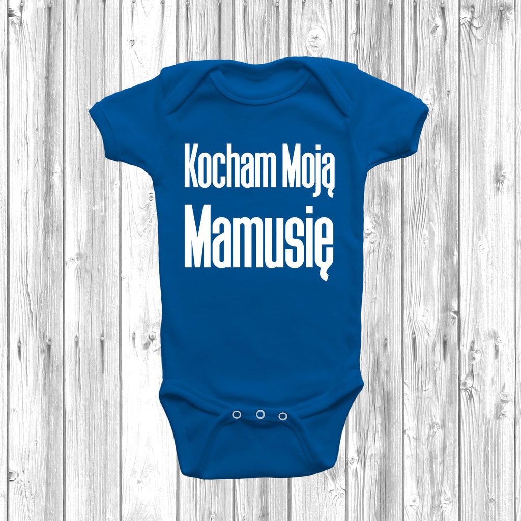 Get trendy with Kocham Moją Mamusię Baby Grow - Baby Grow available at DizzyKitten. Grab yours for £7.99 today!