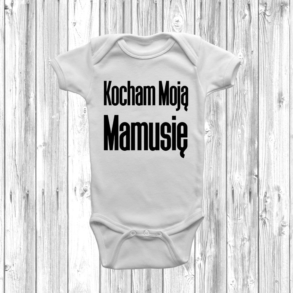Get trendy with Kocham Moją Mamusię Baby Grow - Baby Grow available at DizzyKitten. Grab yours for £7.99 today!