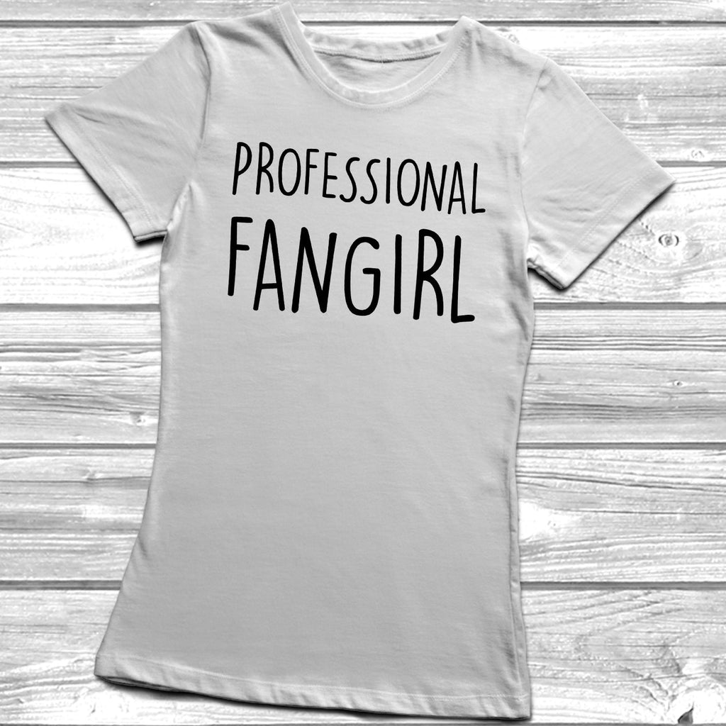 Get trendy with Professional Fangirl T-Shirt - T-Shirt available at DizzyKitten. Grab yours for £7.85 today!