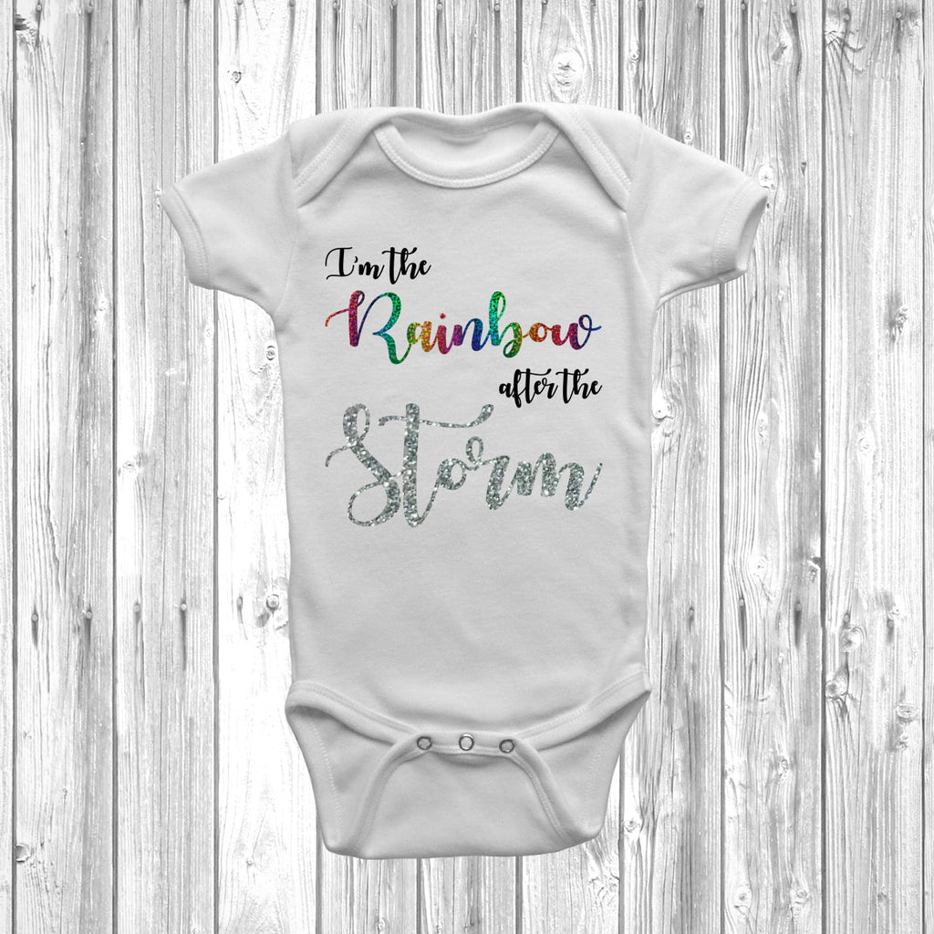 Get trendy with I'm The Rainbow After The Storm Baby Grow - Baby Grow available at DizzyKitten. Grab yours for £8.45 today!