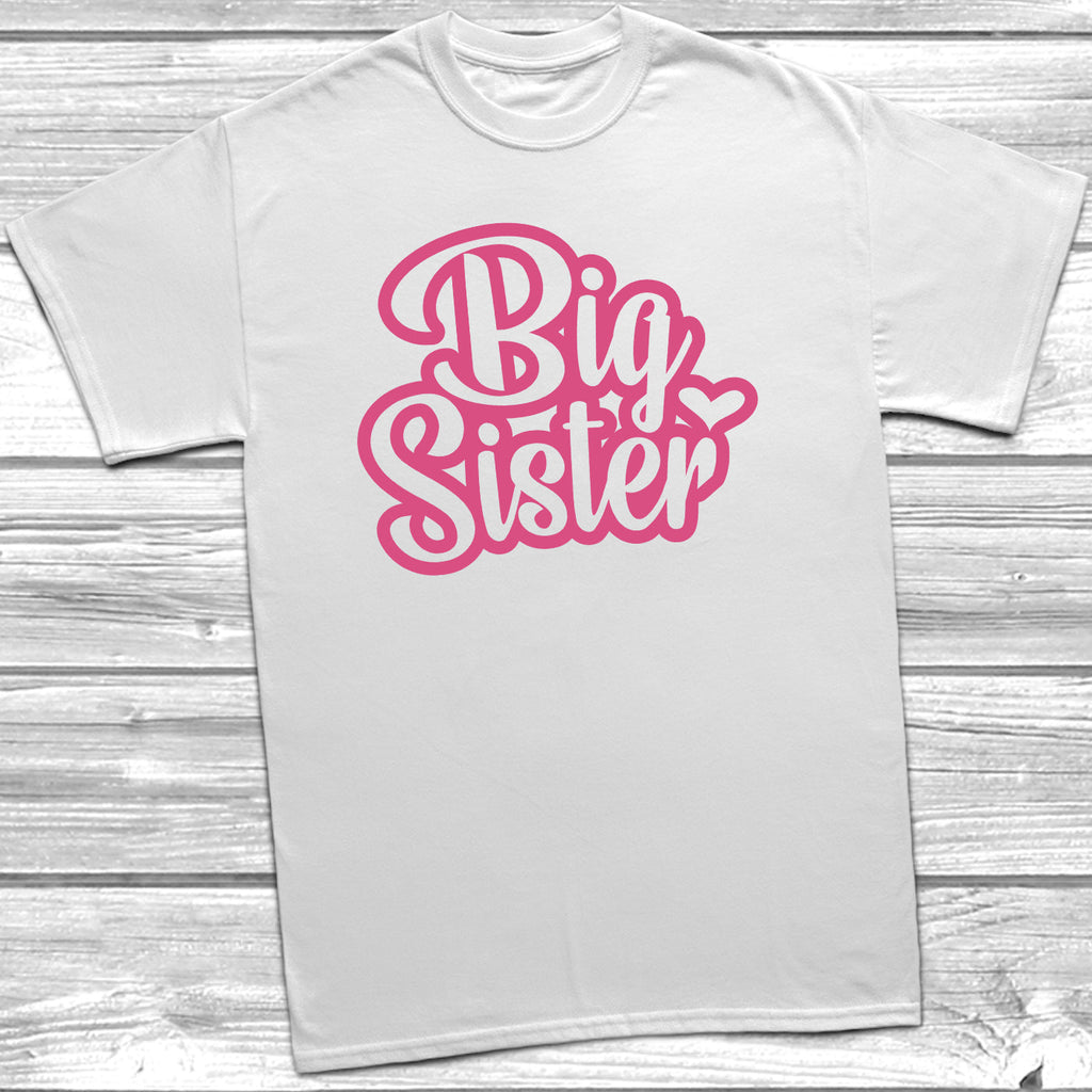 Get trendy with Retro Big Sister Little Sister T-Shirt Baby Grow Set -  available at DizzyKitten. Grab yours for £7.95 today!