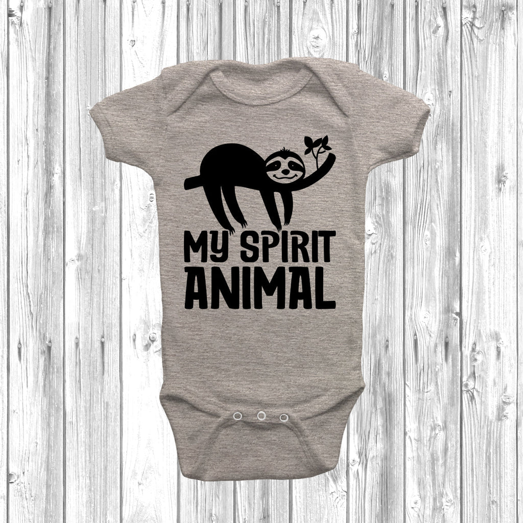 Get trendy with My Spirit Animal Baby Grow - Baby Grow available at DizzyKitten. Grab yours for £8.49 today!