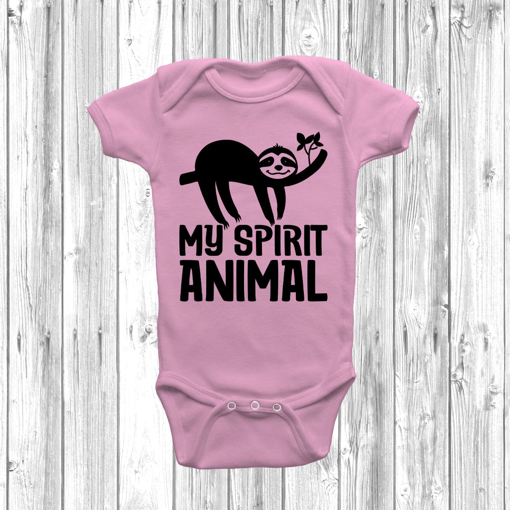 Get trendy with My Spirit Animal Baby Grow - Baby Grow available at DizzyKitten. Grab yours for £8.99 today!