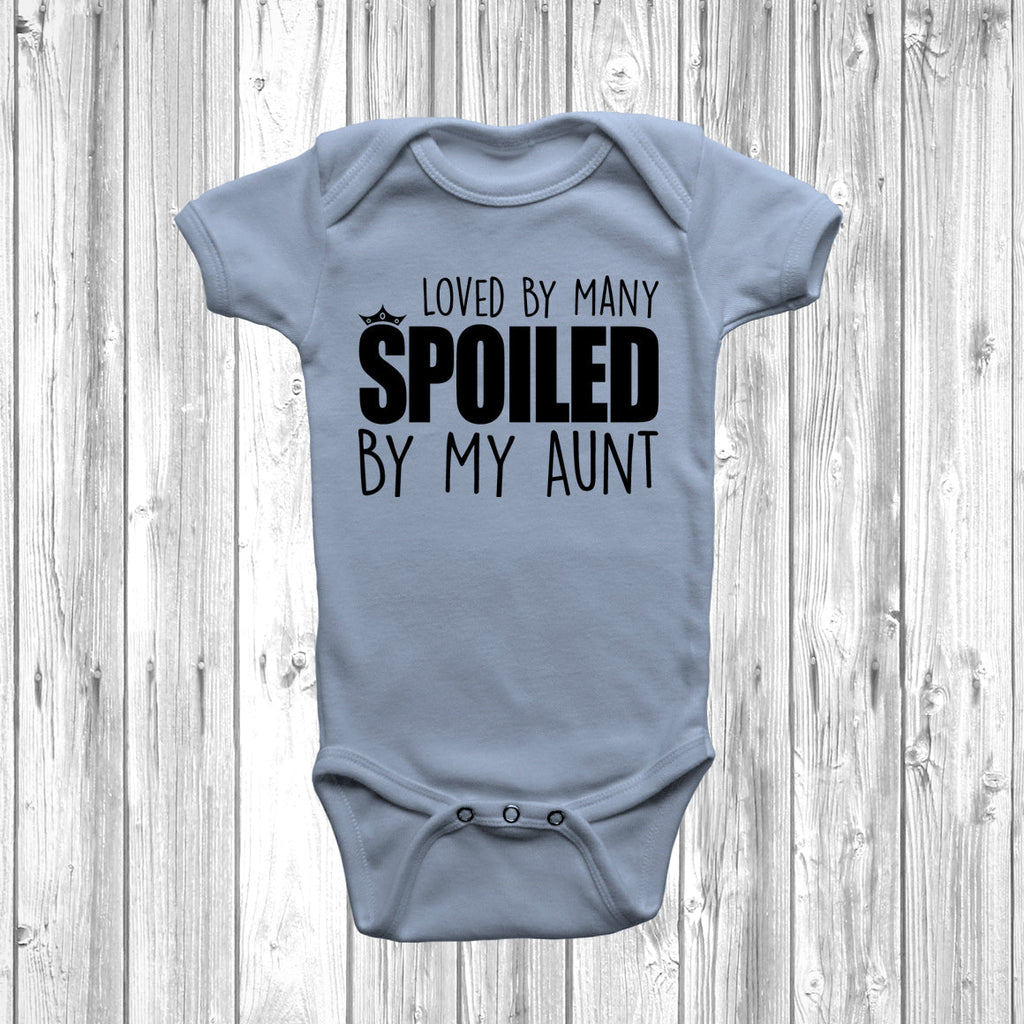 Get trendy with Loved By Many Spoiled By My Aunt Baby Grow - Baby Grow available at DizzyKitten. Grab yours for £9.45 today!