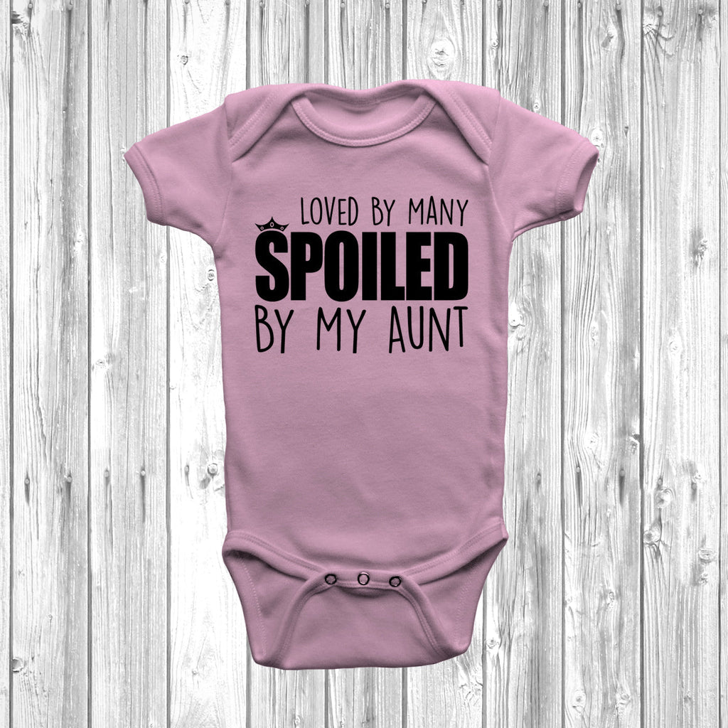 Get trendy with Loved By Many Spoiled By My Aunt Baby Grow - Baby Grow available at DizzyKitten. Grab yours for £9.45 today!