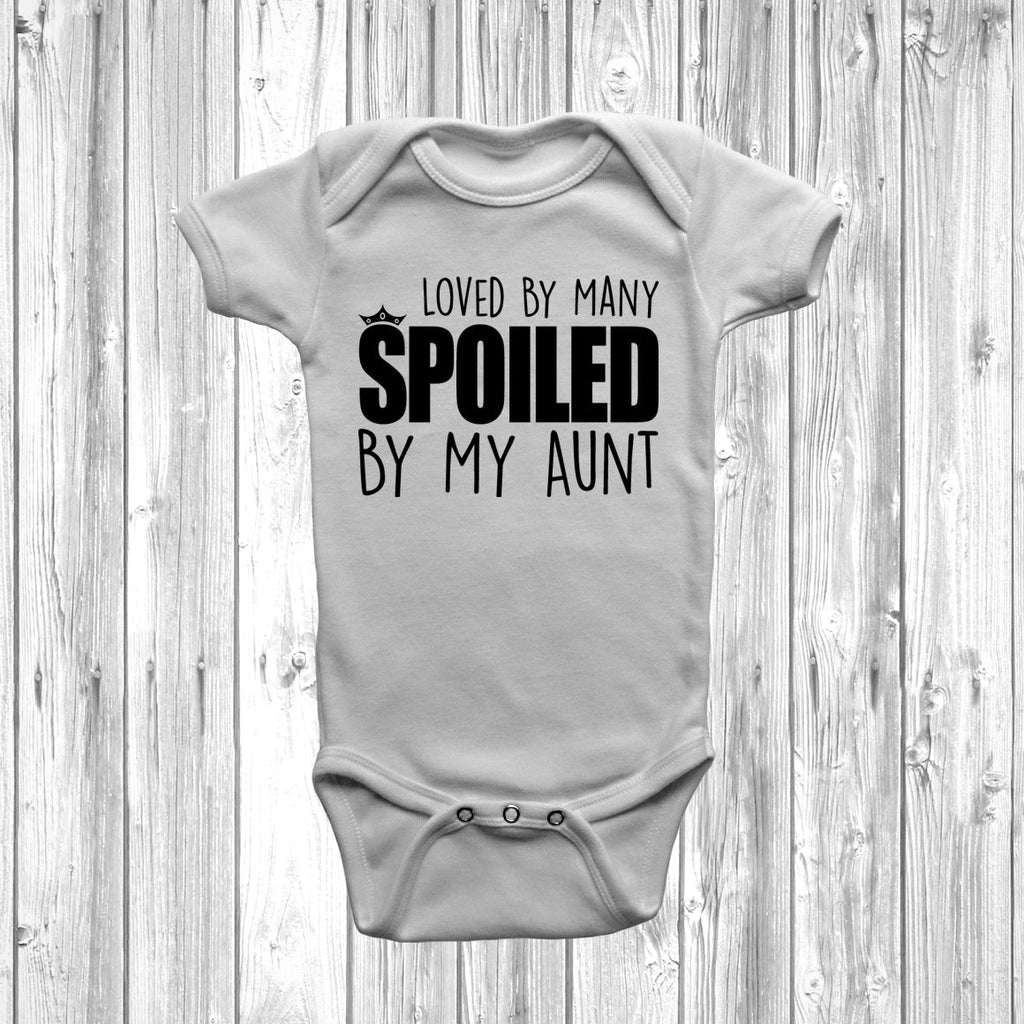 Get trendy with Loved By Many Spoiled By My Aunt Baby Grow - Baby Grow available at DizzyKitten. Grab yours for £9.45 today!