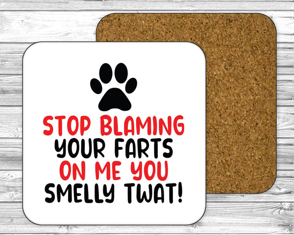 Stop Blaming Your Farts On Me Dog 11oz / 15oz Mug