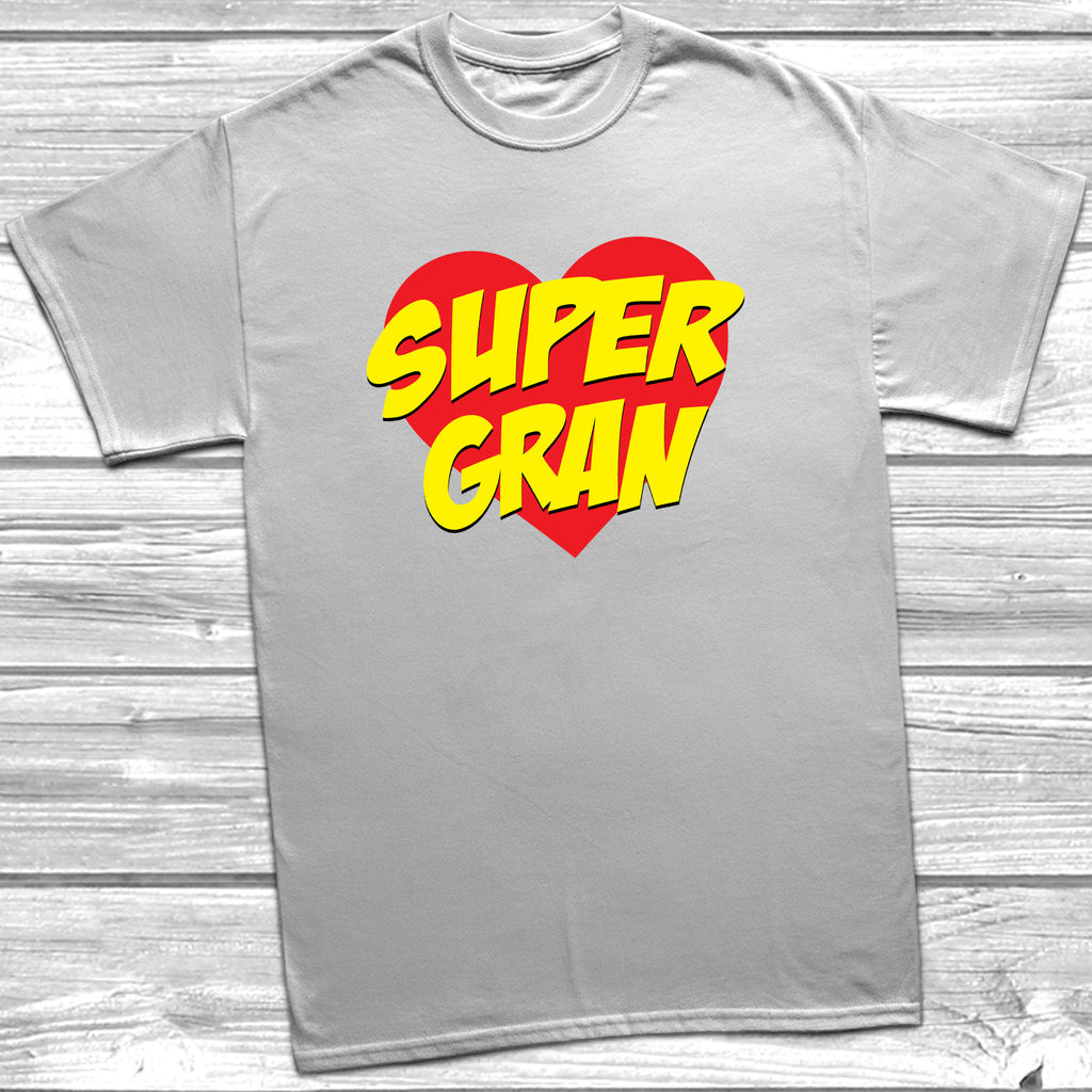 Get trendy with Supergran T-Shirt - T-Shirt available at DizzyKitten. Grab yours for £8.99 today!