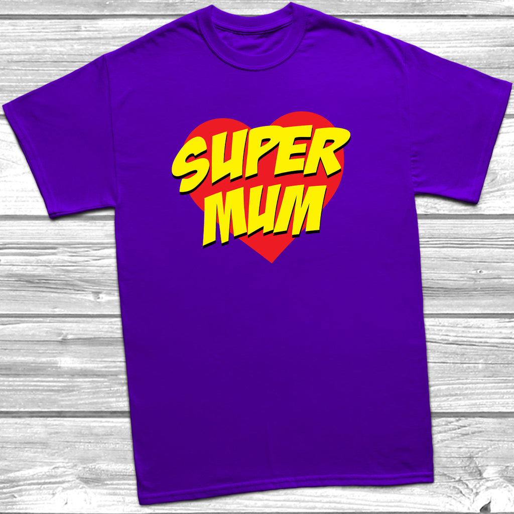 Get trendy with Supermum T-Shirt - T-Shirt available at DizzyKitten. Grab yours for £8.99 today!