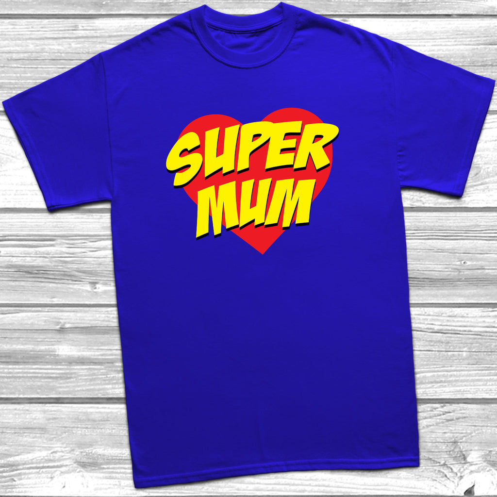 Get trendy with Supermum T-Shirt - T-Shirt available at DizzyKitten. Grab yours for £9.49 today!