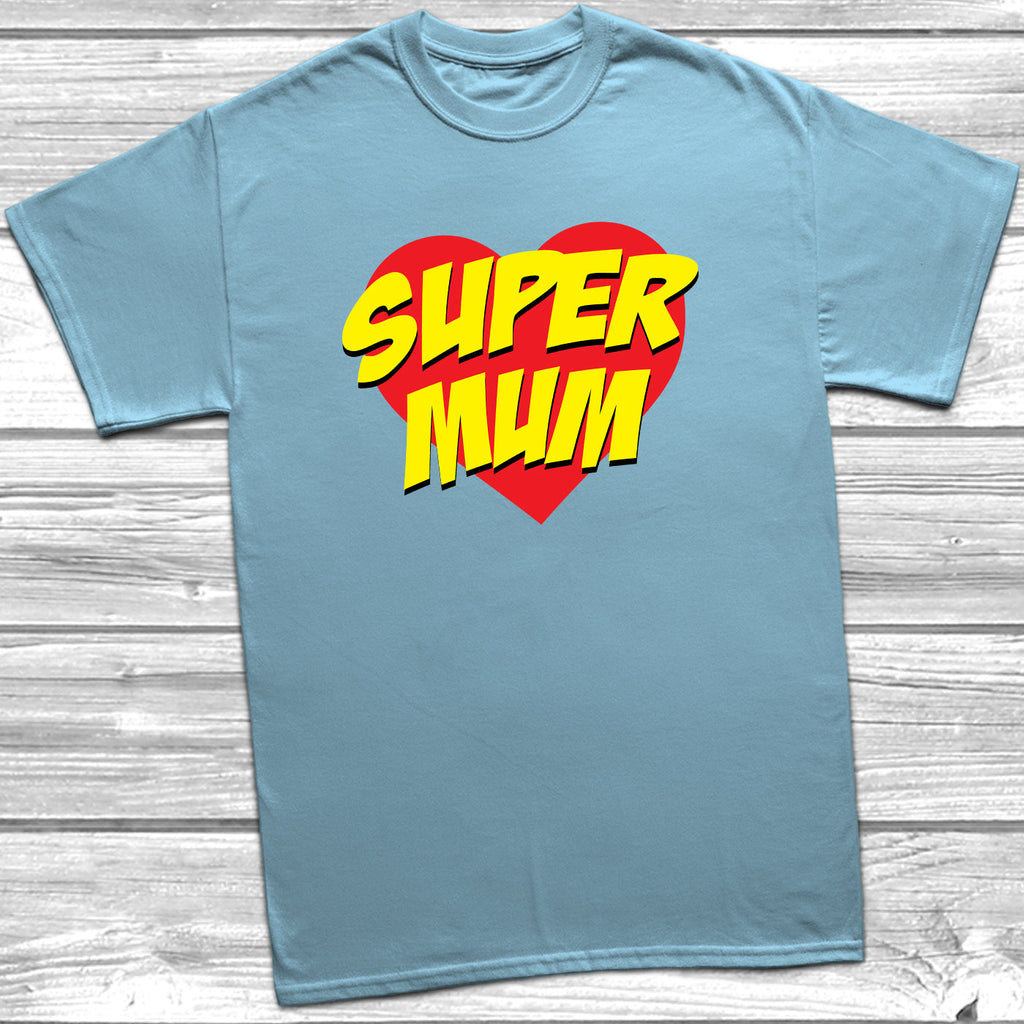 Get trendy with Supermum T-Shirt - T-Shirt available at DizzyKitten. Grab yours for £9.49 today!