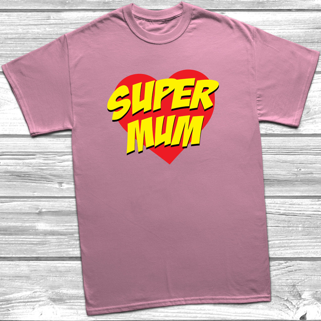 Get trendy with Supermum T-Shirt - T-Shirt available at DizzyKitten. Grab yours for £8.99 today!