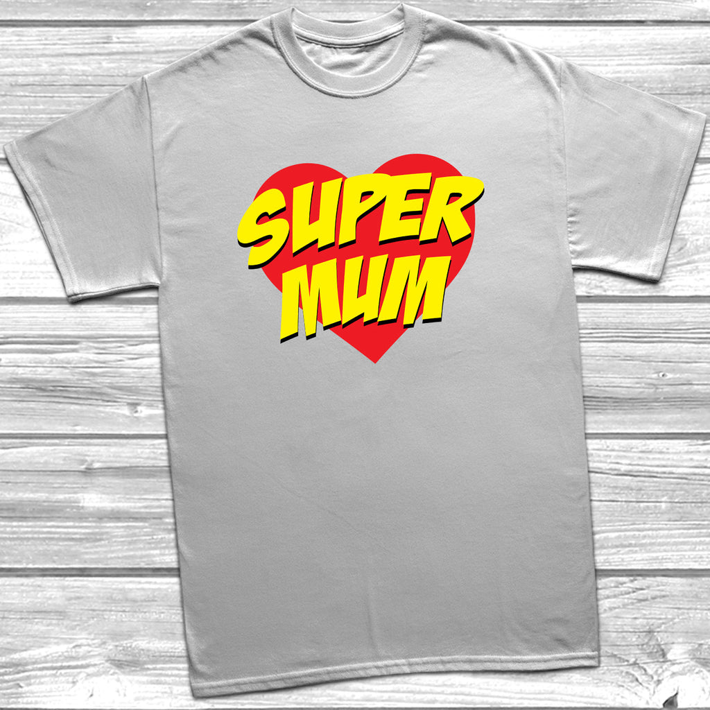 Get trendy with Supermum T-Shirt - T-Shirt available at DizzyKitten. Grab yours for £8.99 today!