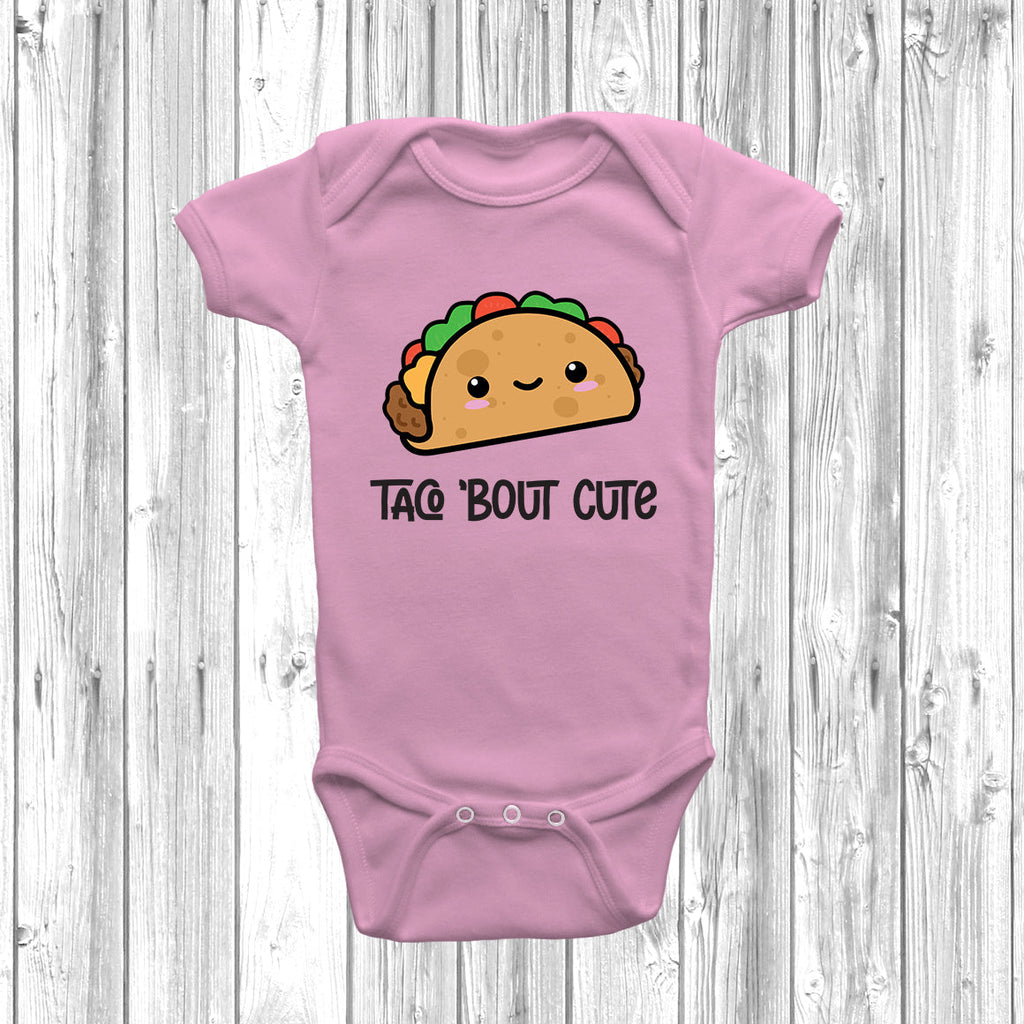 Get trendy with Taco 'Bout Cute Baby Grow - Baby Grow available at DizzyKitten. Grab yours for £8.99 today!