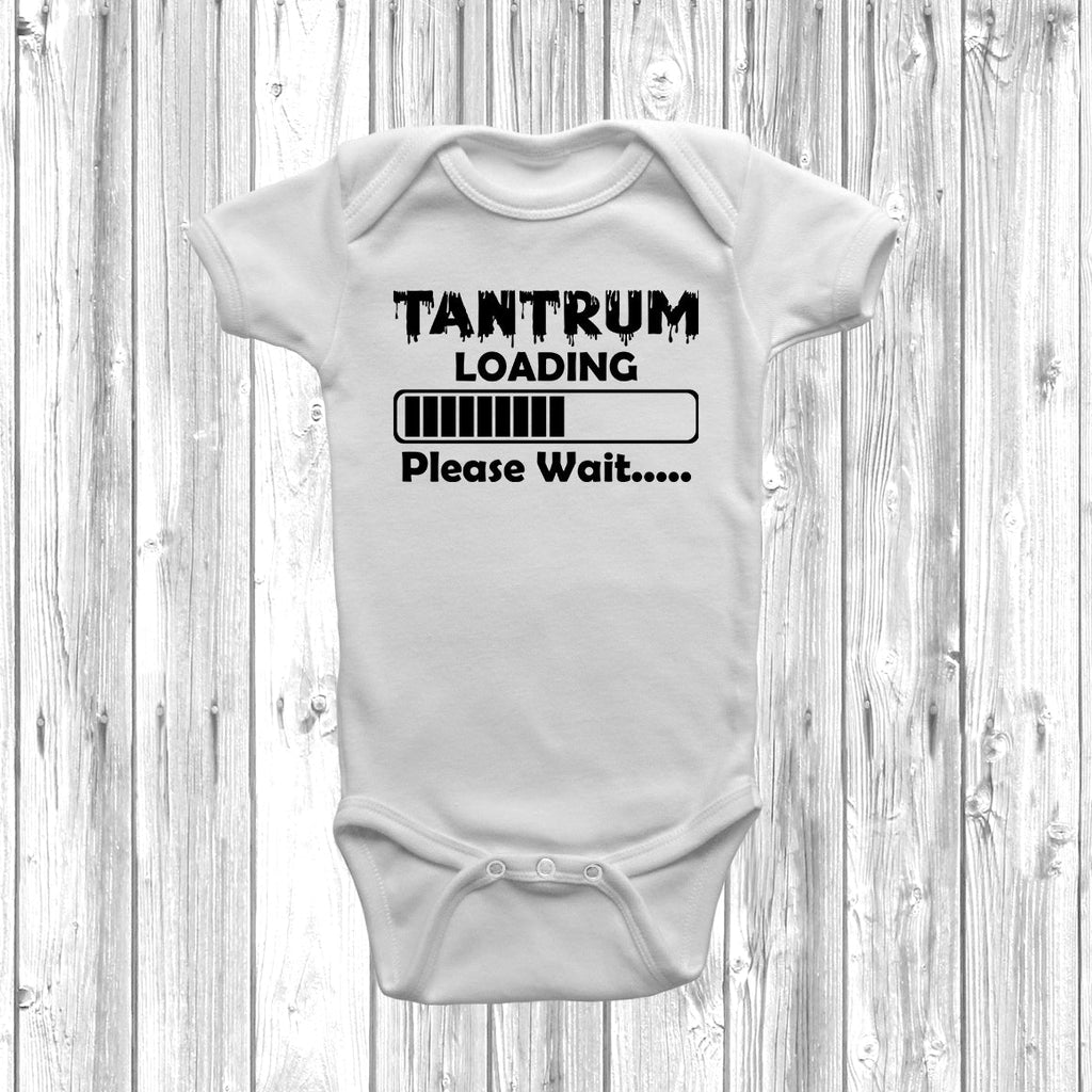 Get trendy with Tantrum Loading Baby Grow - Baby Grow available at DizzyKitten. Grab yours for £8.49 today!