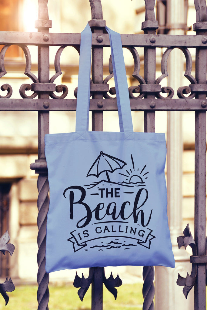 Get trendy with The Beach Is Calling Tote Bag - Tote Bag available at DizzyKitten. Grab yours for £7.99 today!